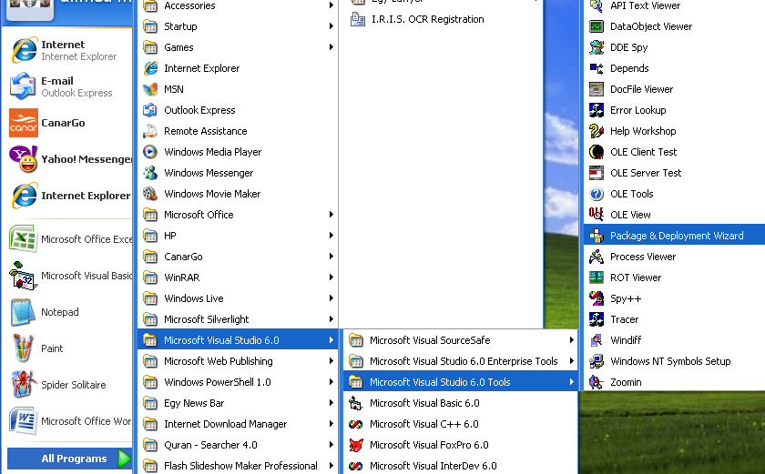 كيفية تحزيم برنامجك بأستخدام أداة Package and Deployment Wizard المرفقة مع الفجوال بيسك 6؟ 540599191