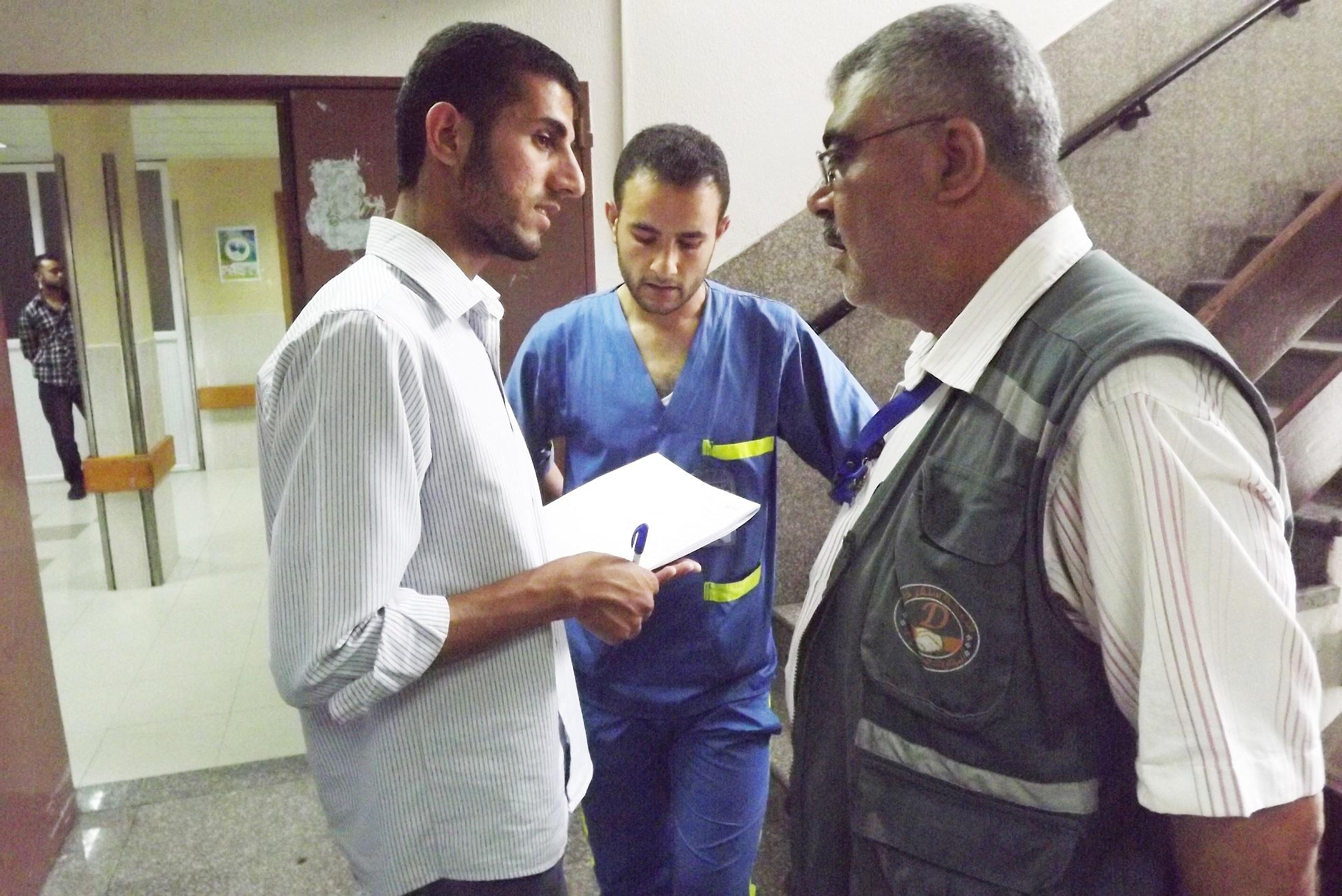 جانب من تفقد أقسام مستشفى الشفاء جانب من تفقد أقسام مستشفى الشفاء