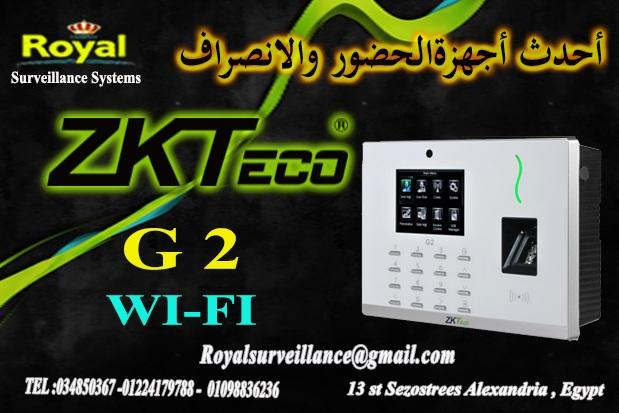 جهاز حضور وانصراف  ZKTECO يعمل بخاصية WI-FI موديل G2   473235534