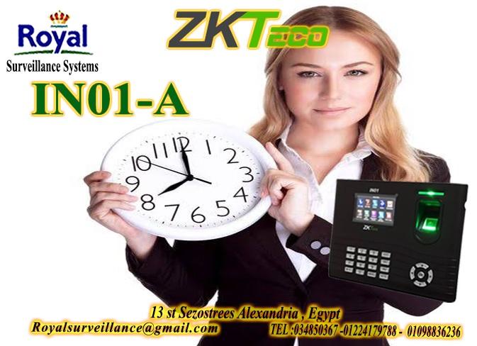 نظام حضور والانصراف ZKTeco يتعرف على الكارت و البصمة IN01-A 977055747